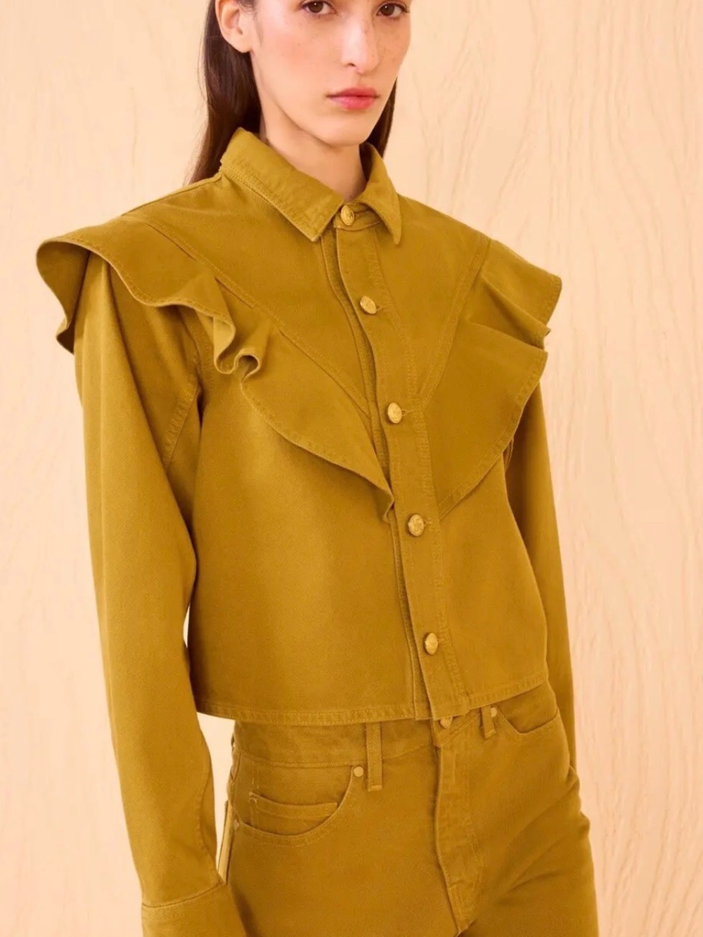 NWOT Ulla Johnson Mathilde Shirt in Argan
